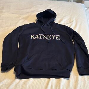 Navy Hoodie with Katseye Logo